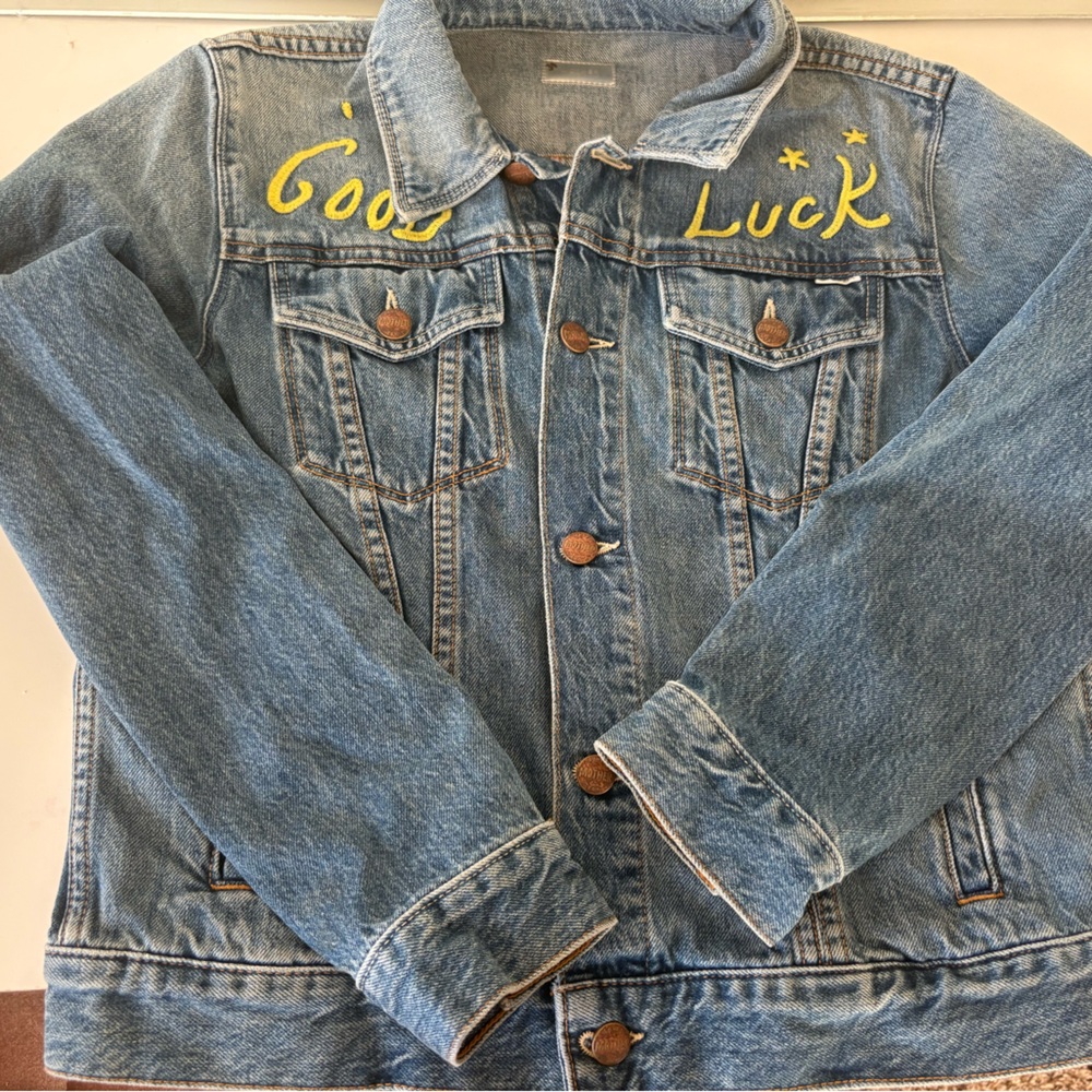 MOTHER Blue Jean Jacket with Classic Style